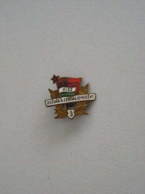 QW9 K 5 - Insigna - tematica comunism - Ungaria - 1957 foto