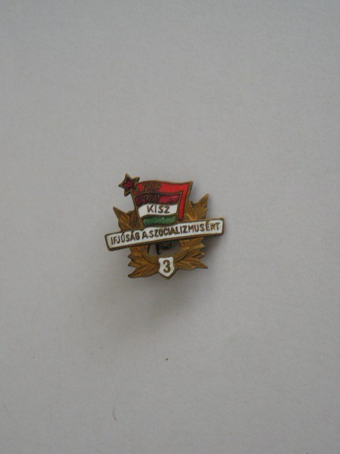 QW9 K 5 - Insigna - tematica comunism - Ungaria - 1957