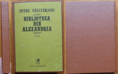 Petre Salcudeanu , Biblioteca din Alexandria ,1980 , cu autograf si text olograf foto