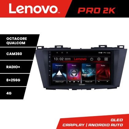 Navigatie Mazda 5 2010-2017 Lenovo Kit-117 8 core QLED 2K 8+256 360 Android Waze USB Navigatie Internet Youtube Radio CarStore Technology