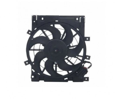 GMV radiator electroventilator Opel Astra H OPC, 2004-2014, Zafira OPC B (T98), 2005-2011, motor 2.0 T, benzina, cu AC, 200 W; 315 mm, cu pre-rezisto foto