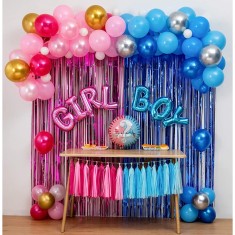Set baloane si decoratiuni petrecere pentru baiat sau fata, boy&amp;amp;girl, Ropet foto