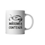 Cana alba personalizata cu mesaj pentru pescari, INOVATIX&reg;. 330ml