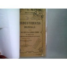 CHRESTOMATIA MUZICALA PENTRU CLASA VI-A A SCOLILOR SECUNDARE - MIHAIL GR. POSLUSNICU
