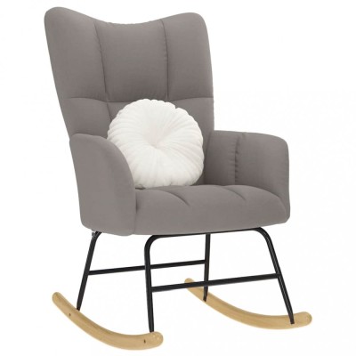 Gossi scaun balansoar, gri taupe, material textil foto