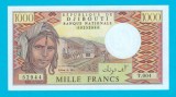 Bancnotă Djibouti (pick 37) 1000 Francs 1988 UNC serie: T.004 52944