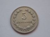 5 CENTAVOS 1959 EL SALVADOR, America Centrala si de Sud