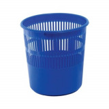 Cos de Plastic Birou STERK, 28x29 cm, Albastru, Cosuri pentru Birou, Cosuri din Plastic pentru Birou, Cos din Plastic pentru Hartii, Cos Plastic cu Pe