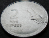 Moneda 2 RUPII - INDIA, anul 2009 * cod 4389 B