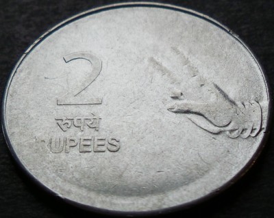 Moneda 2 RUPII - INDIA, anul 2009 * cod 4389 B foto