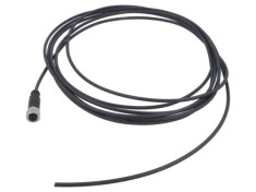 Conector HARTING M12 mufă mamă 3 pini drept 5m cod A DeviceNet/CANopen