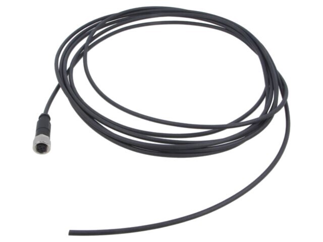 Conector HARTING M12 mufă mamă 3 pini drept 5m cod A DeviceNet/CANopen