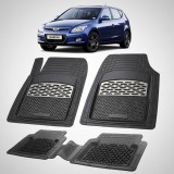 Cumpara ieftin Covorase Auto Hyundai i30 I (2007-2012) - Cauciuc Tip Tavita -Silver