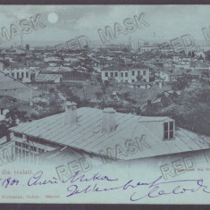 3605 - GALATI, Panorama, Litho, Romania - old postcard - used - 1902
