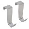 Cuier Ușă Inox, Set 2 Bucăți, Lungime 9cm