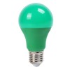 Bec E27 230V 9W LED verde