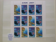 2001-Lp1550b-Europa-minicoala8+4-MNH foto