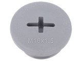 Capac Protecţie Poliamidă Gri M16 1,5 7mm - Set 10 Buc.