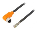 Cablu de conectare M12 8 pini unghi 10m IP67