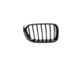 Grila radiator Bmw X3 (F25), 03.2014-08.2017; X4 (F26), 08.2014-05.2018, montare fata, dreapta, Negru lucios, RapidAuto