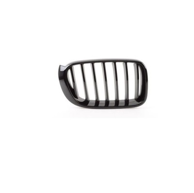 Grila radiator Bmw X3 (F25), 03.2014-08.2017; X4 (F26), 08.2014-05.2018, montare fata, dreapta, Negru lucios, RapidAuto foto