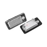 Cumpara ieftin Set 2 lampi numar led canbus alb-rece 6000k pentru Audi A3 A4 A6 A8 Q7