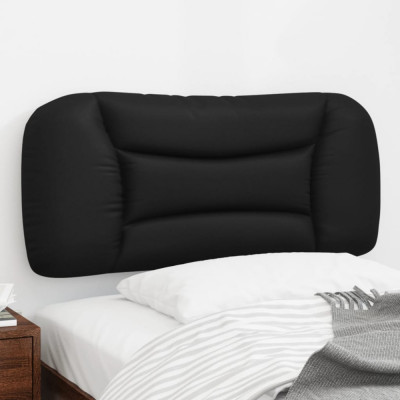 vidaXL Pernă pentru tăblie pat, negru, 90 cm, piele artificială foto