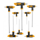 Set surubelnite torx Tolsen, 8 piese, maner T