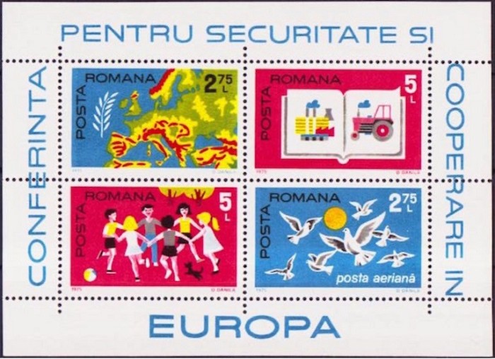 C1971 - Romania 1975 - Colaborarea bloc neuzat,perfecta stare