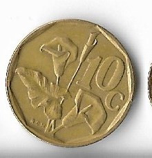 Moneda 10 cents 1992 - Africa de Sud