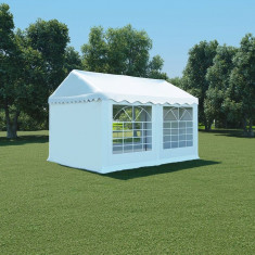 Pavilion gradina, alb, 3 x 4 m, PVC foto