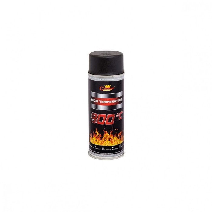 Spray vopsea Profesional CHAMPION Rezistent Termic 800 C 400ml Negru Cod: 9011