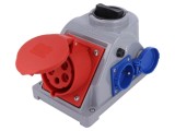 Conector alimentare AC trifazat soclu mamă 32A 400V IP44 PCE