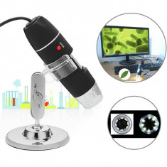 Microscop electronic factor de marire 1000x USB foto