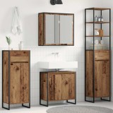VidaXL Set de mobilier pentru baie cu sertar Lemn vechi Lemn compozit 3403056