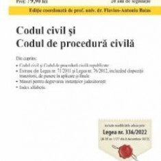 Codul civil si Codul de procedura civila Act. 25.01.2023