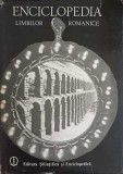 Enciclopedia Limbilor Romanice, Mioara Avram, 1989, Editura Stiintifica, Hardcover