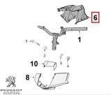 Cumpara ieftin Carena inferioara bord (ghidon) originala Peugeot Vivacity 3 L &acirc;&euro;&ldquo; Vivacity 3 L Sportline 2T - Vivacity 3L 4T 50cc (neagra)