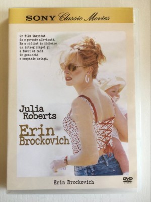 * Film DVD: Erin Brockvich, cu Julia Roberts, film inspirat din poveste reala foto