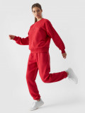 Pantaloni jogger de trening pentru femei - roșii, 4F Sportswear