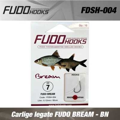 Carlige legate FUDO BREAM - BN NR 8 0.12 mm/ 85 cm foto