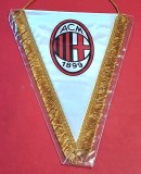 Fanion fotbal - AC MILAN (Italia) - folie de protectie si dimensiuni mari 35X22 cm