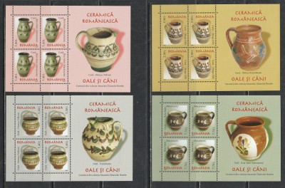 Romania 2007 - #1776A Oale si Cani M/S 4v MNH foto