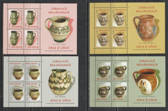 Romania 2007 - #1776A Oale si Cani M/S 4v MNH