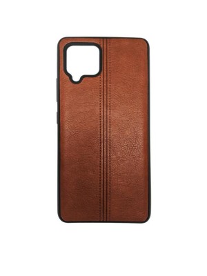 Husa Telefon Silicon Samsung A42 5G a426 Brown Leather foto