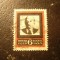 Timbru URSS 1924 Lenin Mi tip II A ,6 kop dantelat stampilat