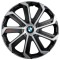 Set 4 Capace Roti Evo Gri-Negru BMW, R15, BMW