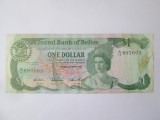 Rara! Belize 1 Dollar 1987 in stare foarte buna