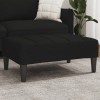 VidaXL Taburet, negru, 77x55x31 cm, material textil 4007382