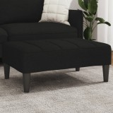 VidaXL Taburet, negru, 77x55x31 cm, material textil